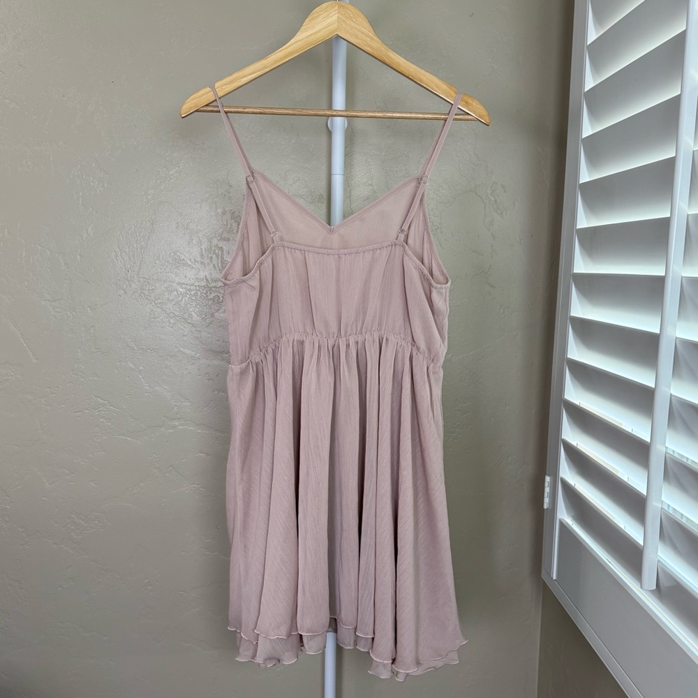 Commense Blush Pink Ruffle Mini Dress - Picture 8 of 13